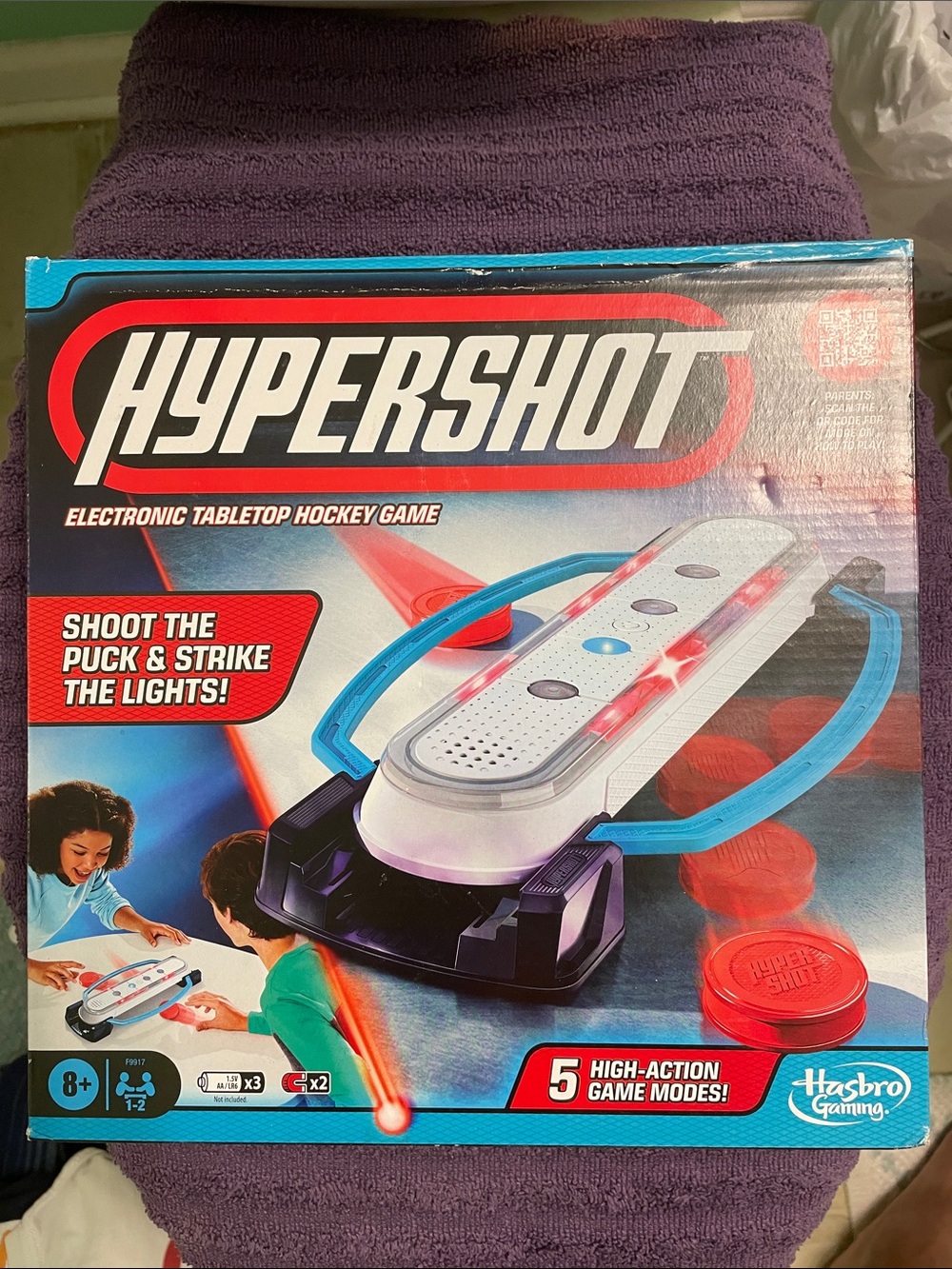 Hasbro Hypershot Electronic Tabletop Hockey Game BRAND NEW!